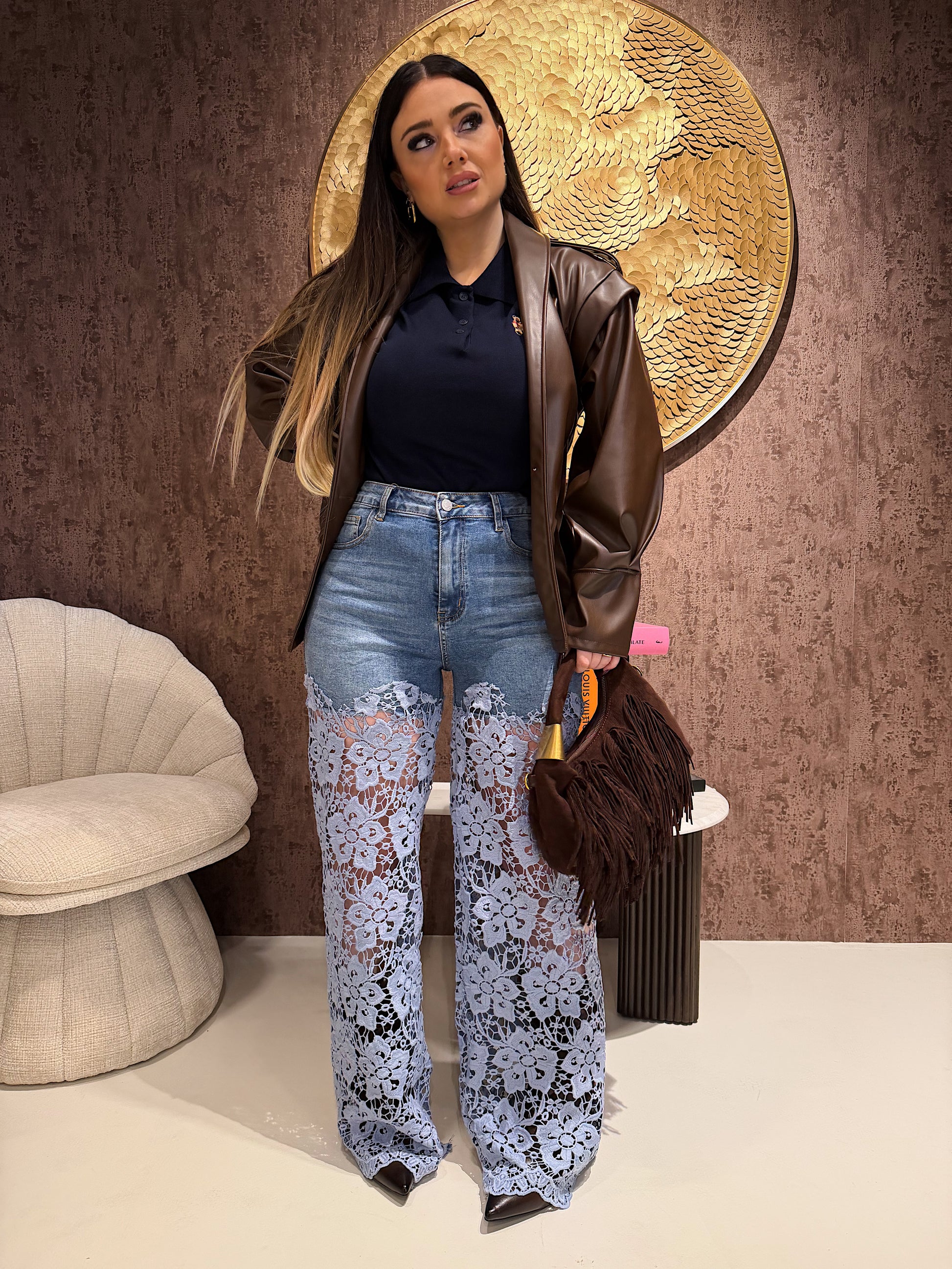 Jeans Bloom Lace - R.a. Boutique