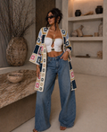 Cardigan Crochet Boho Chic - R.a. Boutique