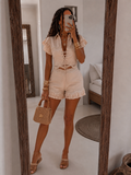 Completo beige con pizzo - R.a. Boutique