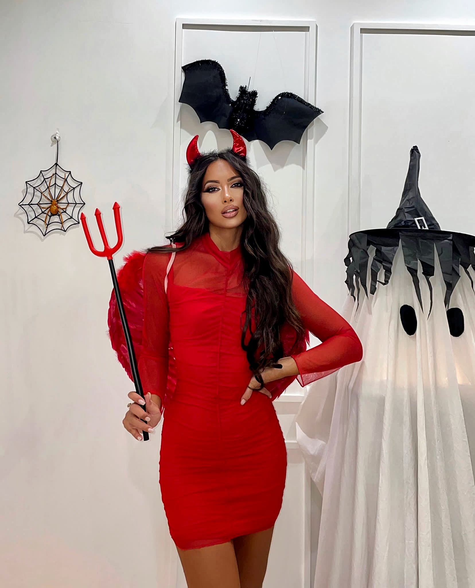 Ali rosse grandi (Diavoletta) - R.a. Boutique 