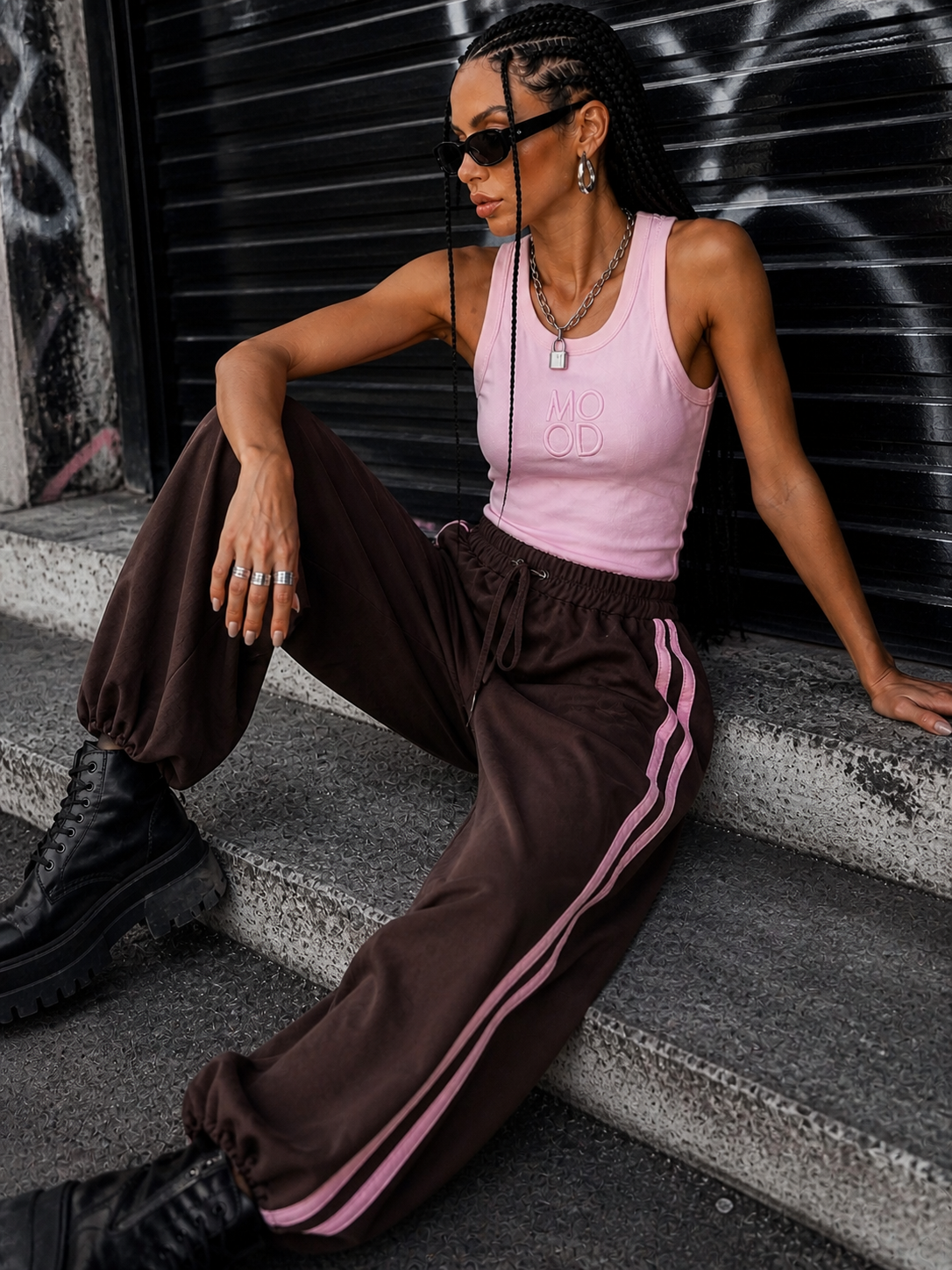 Canotta Mood Basic Rosa - R.a. Boutique