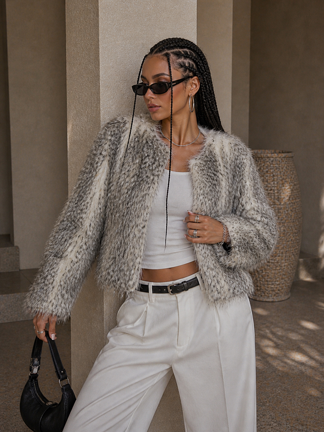 Giacca leggera Eco Fur - R.a. Boutique