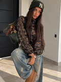 Felpa Camouflage Urban con Righe Marroni - R.a. Boutique