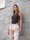 Pantalone beige cargo - R.a. Boutique 
