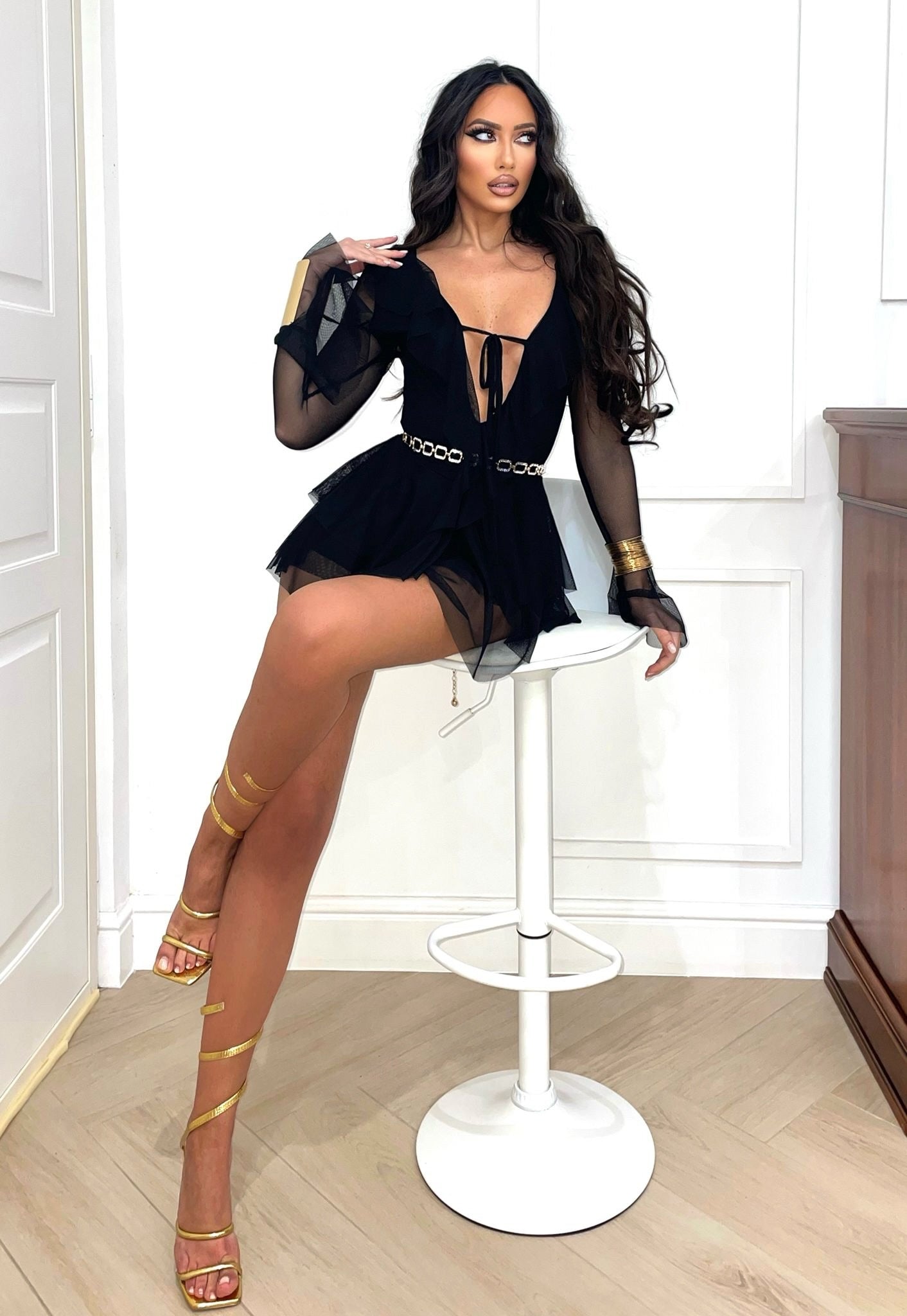 Abito in tulle nero - R.a. Boutique