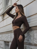Completo casual/elegant choco - R.a. Boutique 