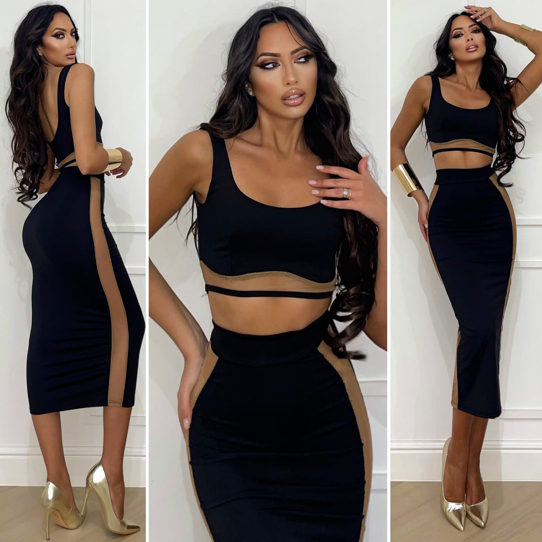 Completo nero naked - R.a. Boutique 