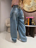 Jeans con tasca a cuore ballon - R.a. Boutique
