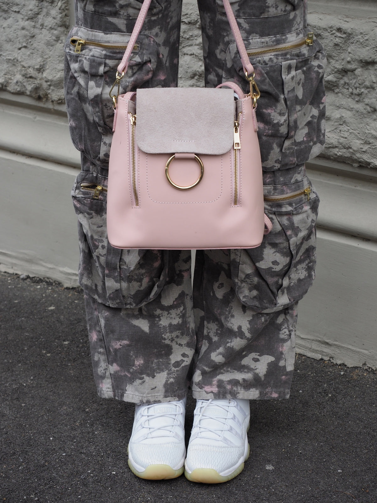 borsa zainetto pelle