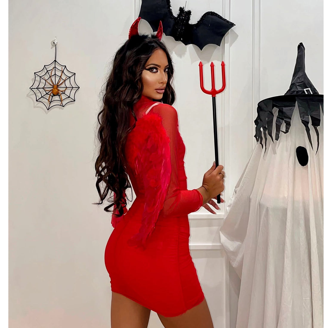 Ali rosse grandi (Diavoletta) - R.a. Boutique 