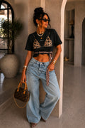 T-Shirt Wild Chic - R.a. Boutique