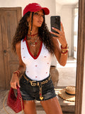 Body con fiocchetti e colletto - R.a. Boutique