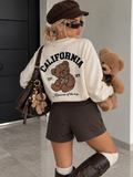 Maglioncino California Teddy Panna - R.a. Boutique