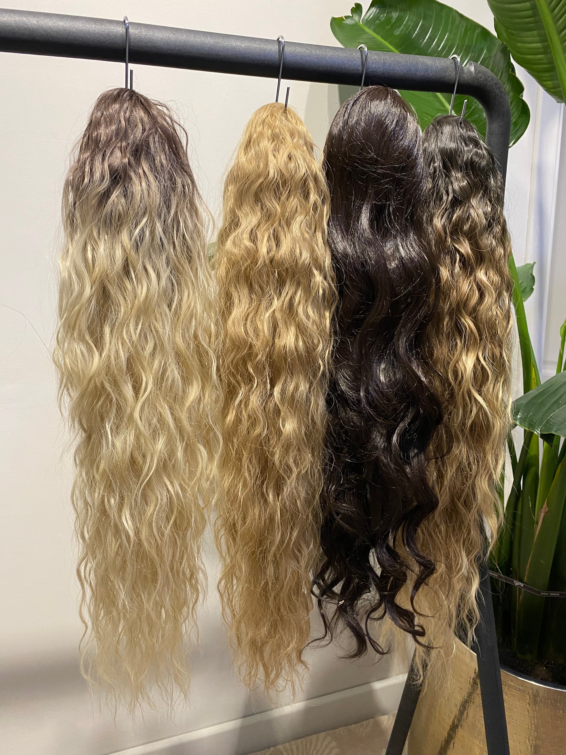 Coda riccia degrade platino  MQ - R.a. Boutique 