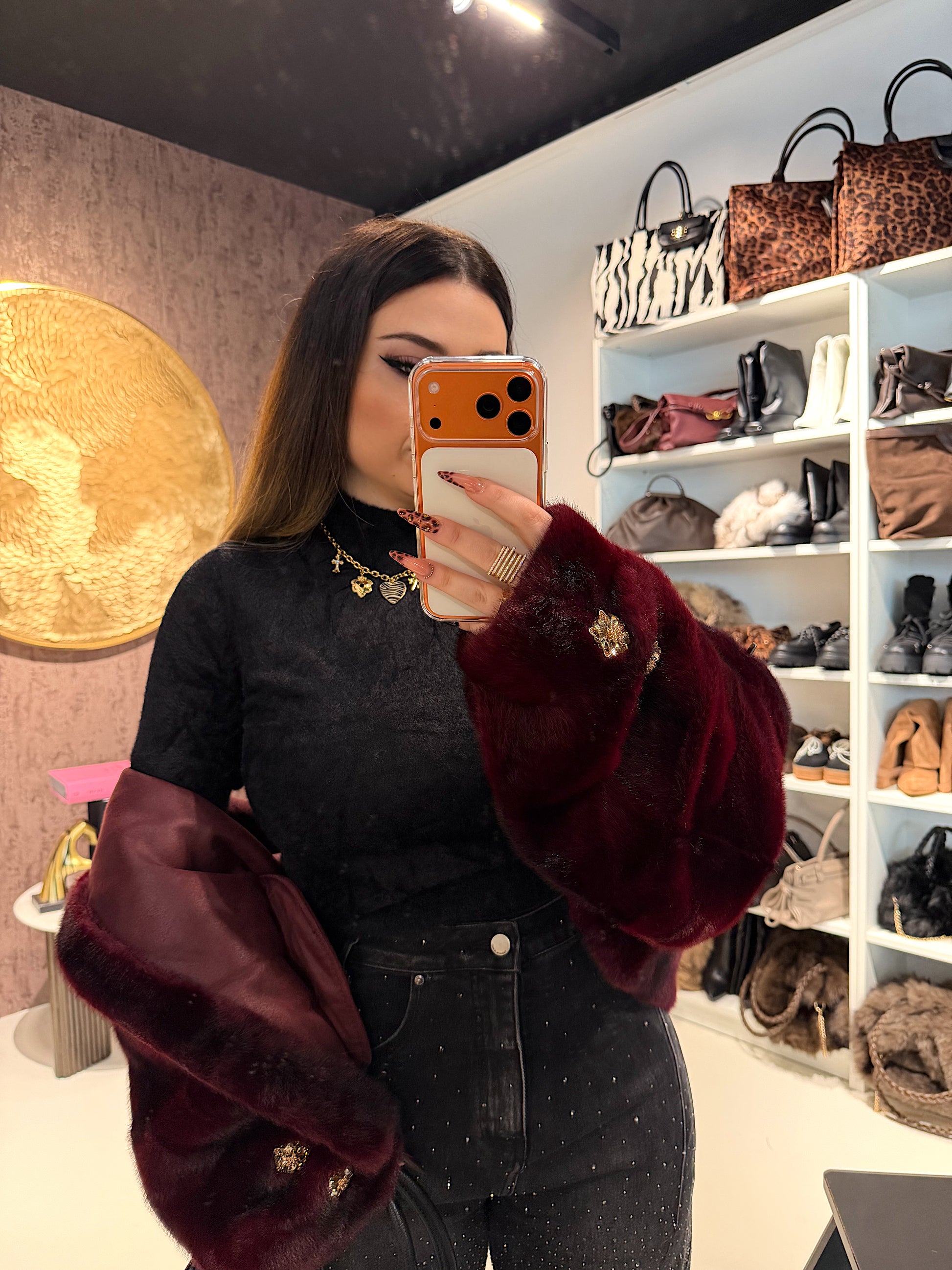 Maglioncino a collo alto - R.a. Boutique