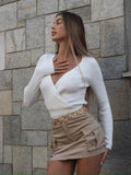 Gonna cargo beige - R.a. Boutique 