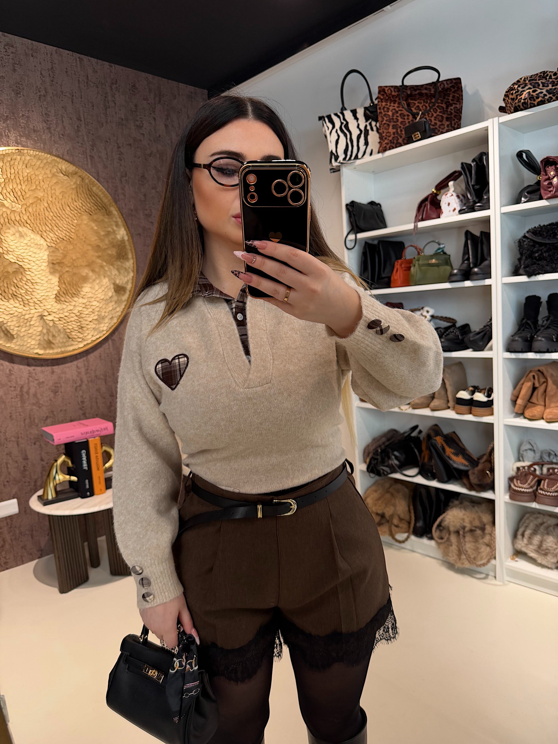 Maglioncino Sweet Heart - R.a. Boutique