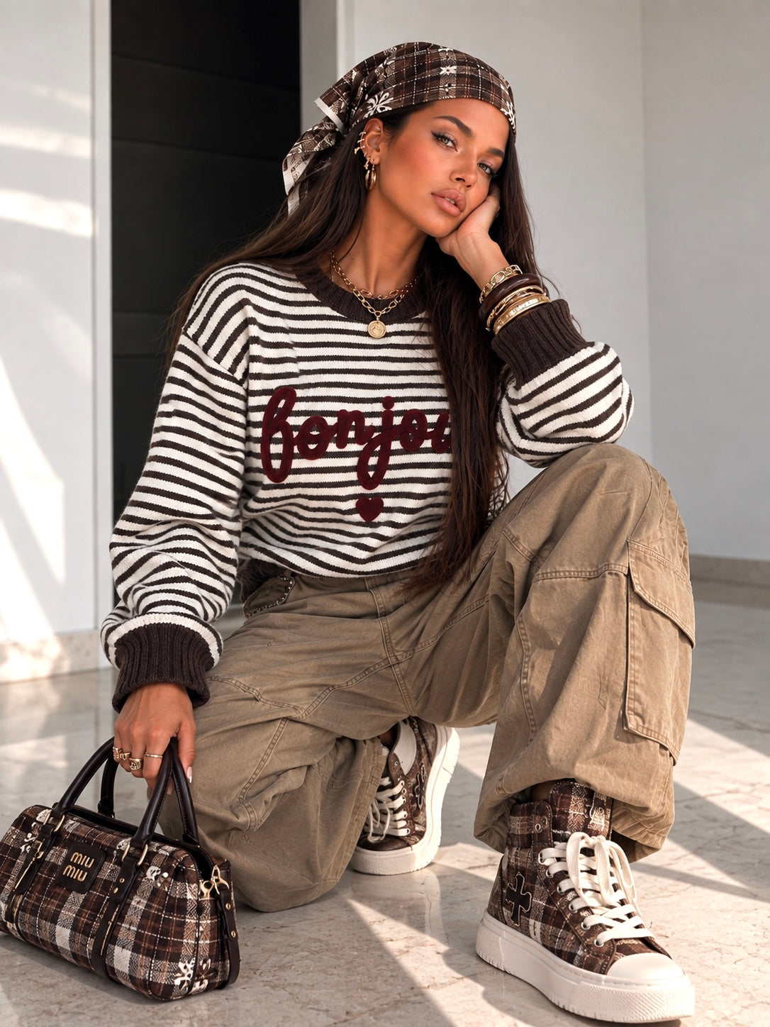 Maglioncino Bonjour Stripes