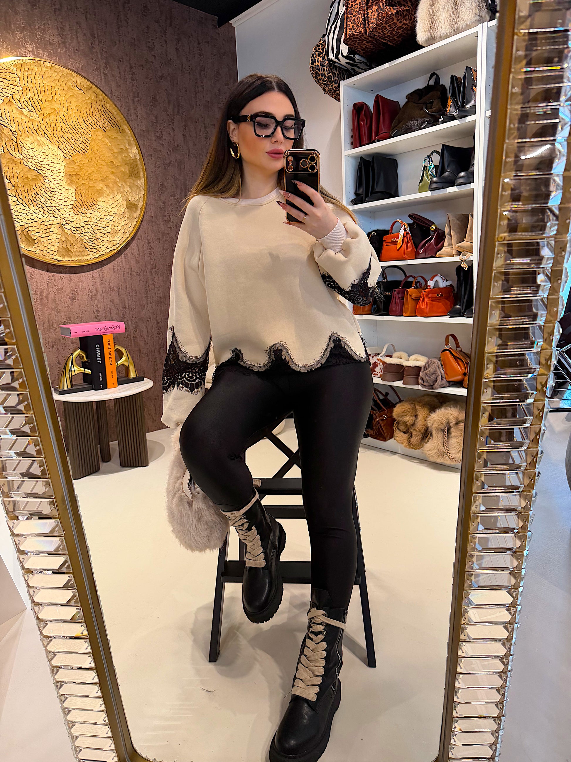 Felpa Lace Dream - R.a. Boutique