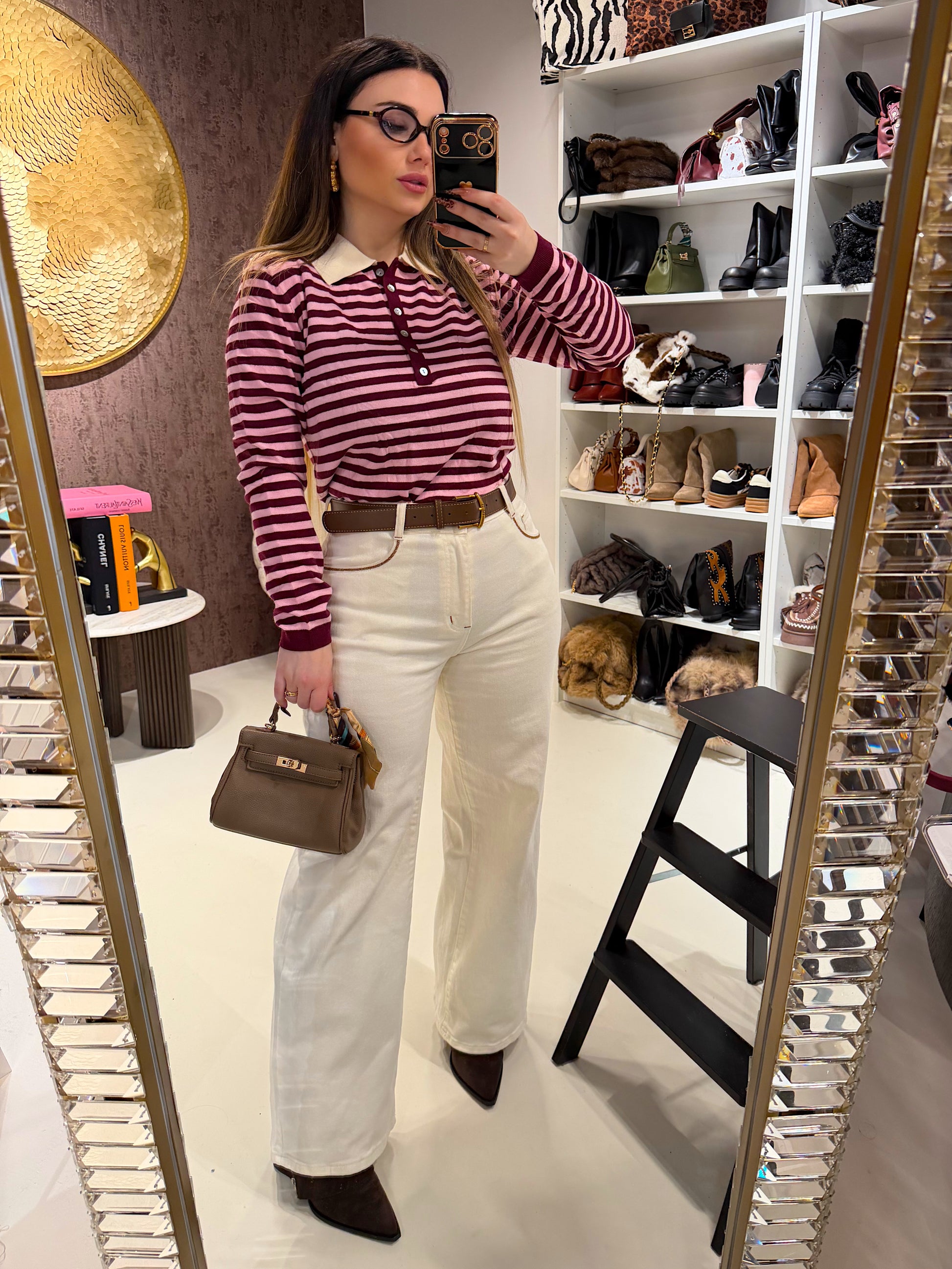 Maglioncino Chloé a righe - R.a. Boutique