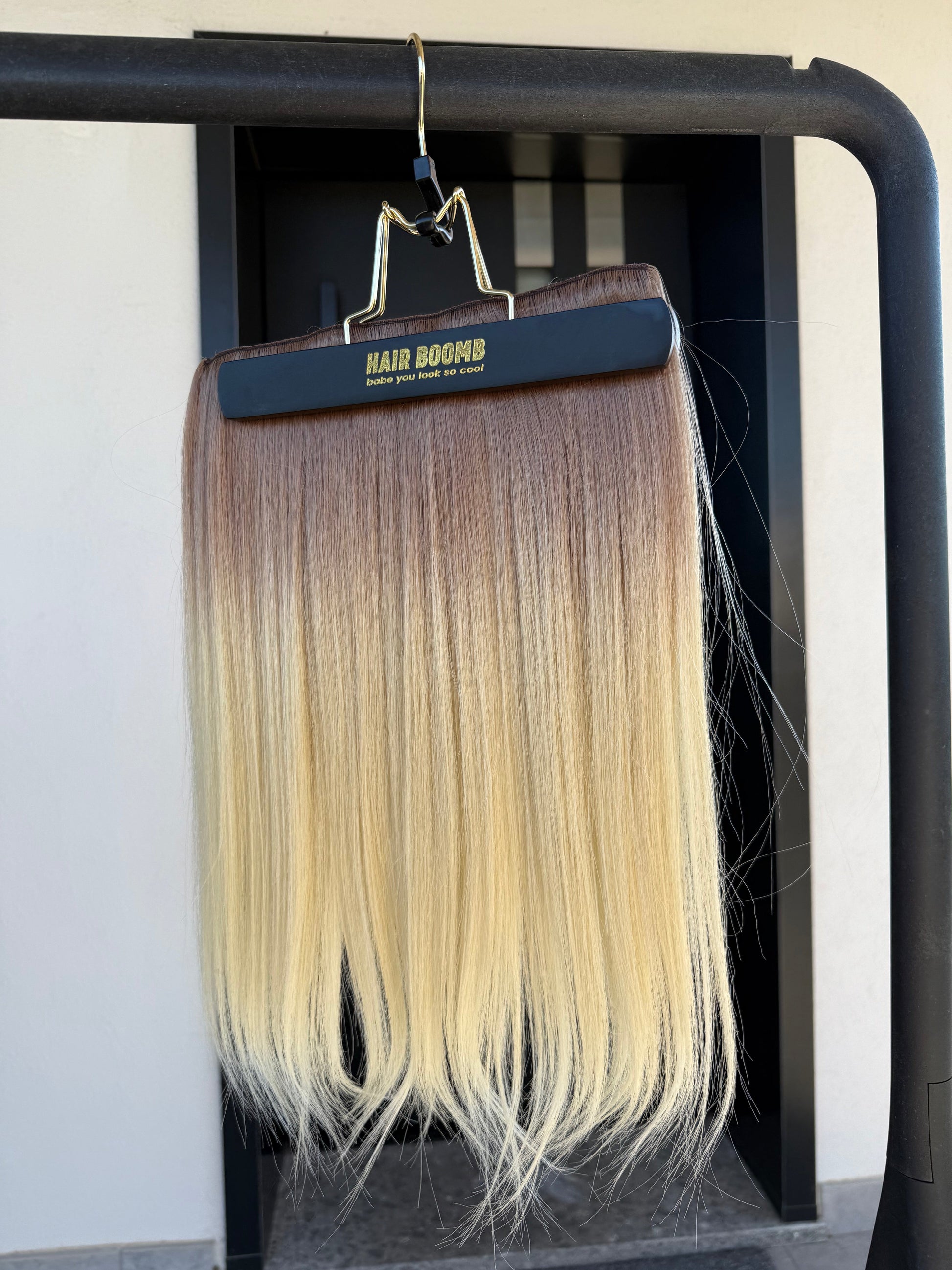 extension clip liscia champagne platino - R.a. Boutique