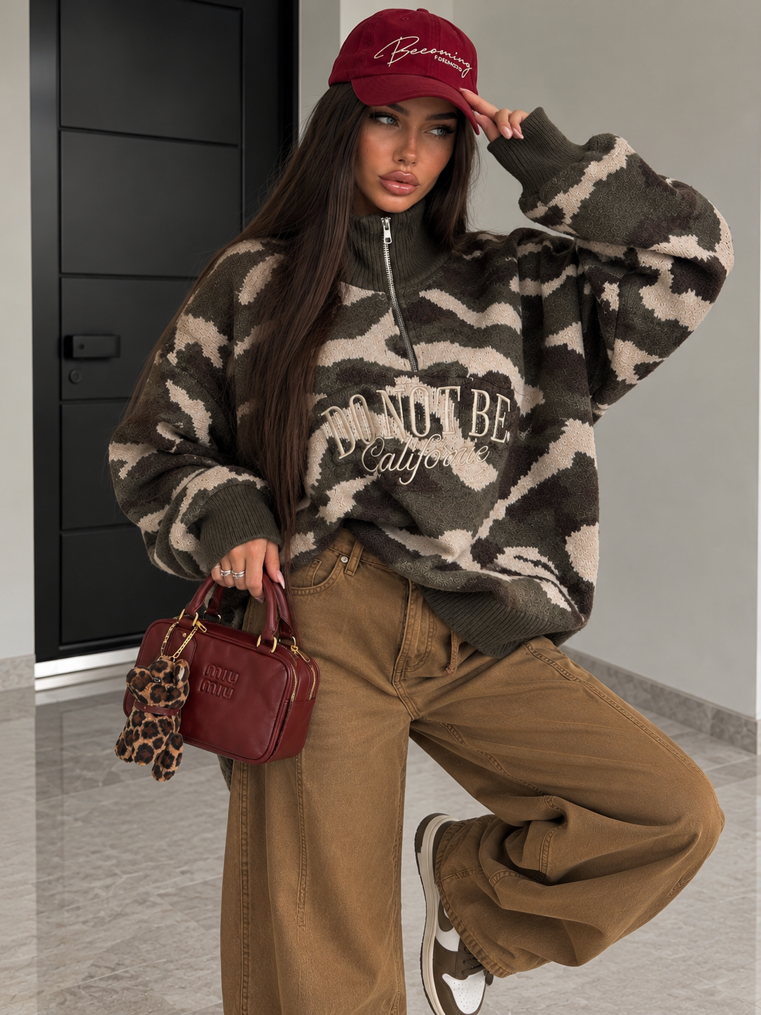 Cappello Baseball Rosso Becoming Foremost - R.a. Boutique