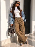 Pantalone Buckle camel - R.a. Boutique