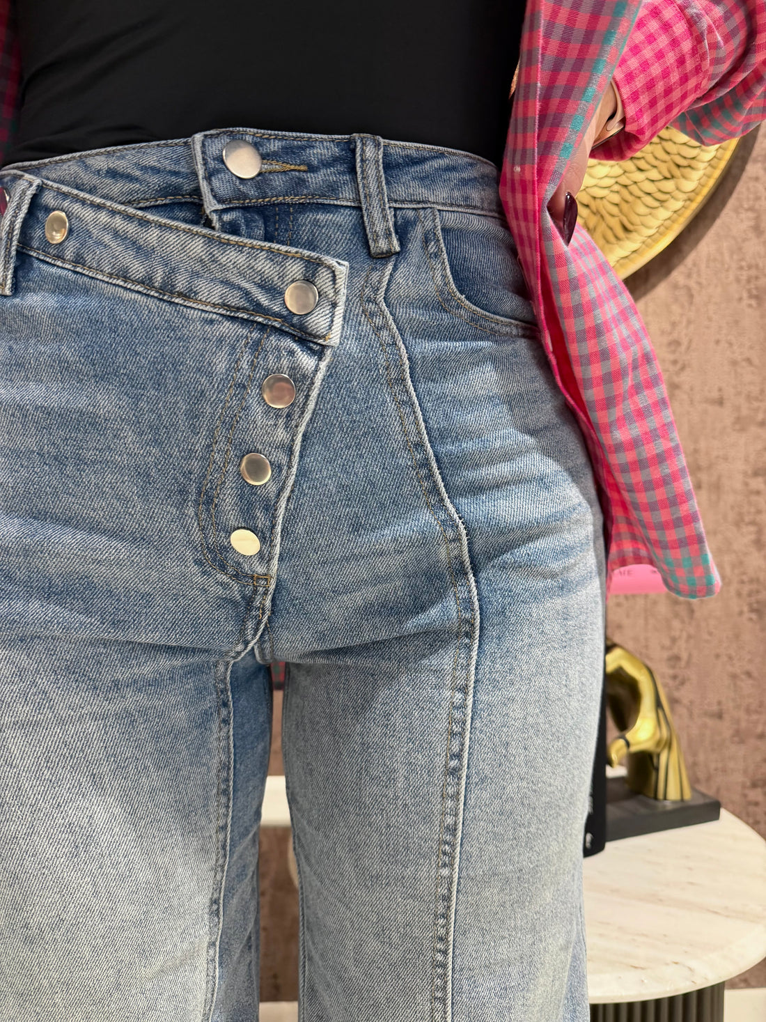 Jeans taglio obliquo - R.a. Boutique