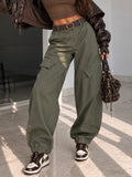 Pantalone Cargo Balloon con Cintura - R.a. Boutique