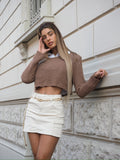 Gonna cargo beige - R.a. Boutique 