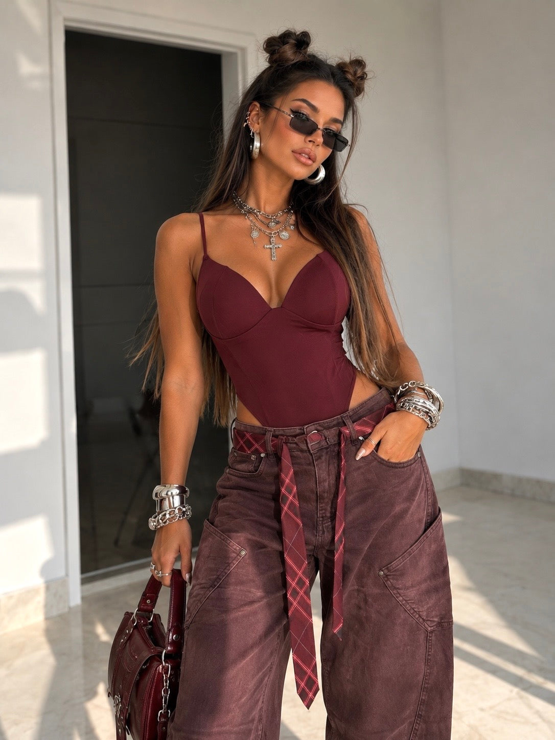 Body Sculpt Cup bordeaux - R.a. Boutique