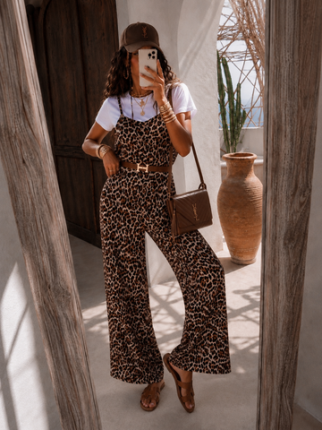 Salopette Animalier 2 Pezzi - R.a. Boutique