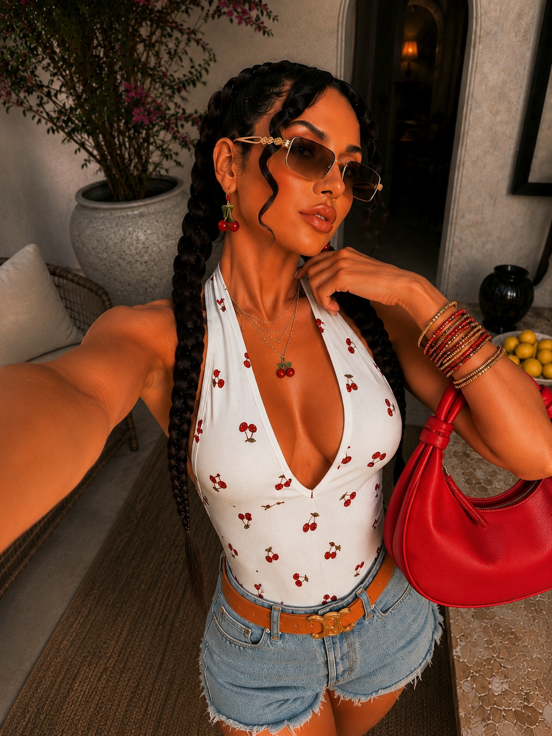 Top Halter Summer Print - R.a. Boutique