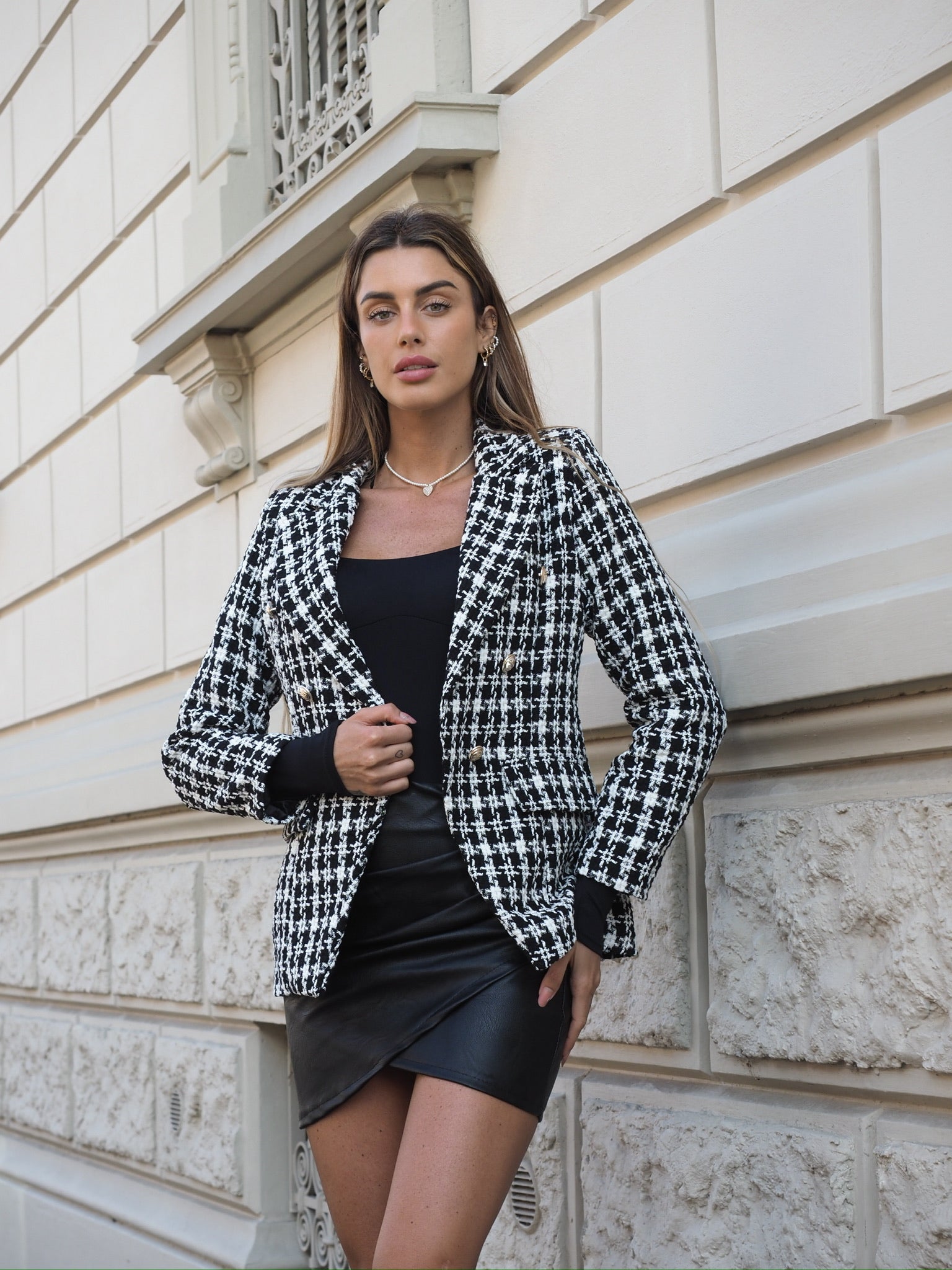 Giacca pied de poule - R.a. Boutique 