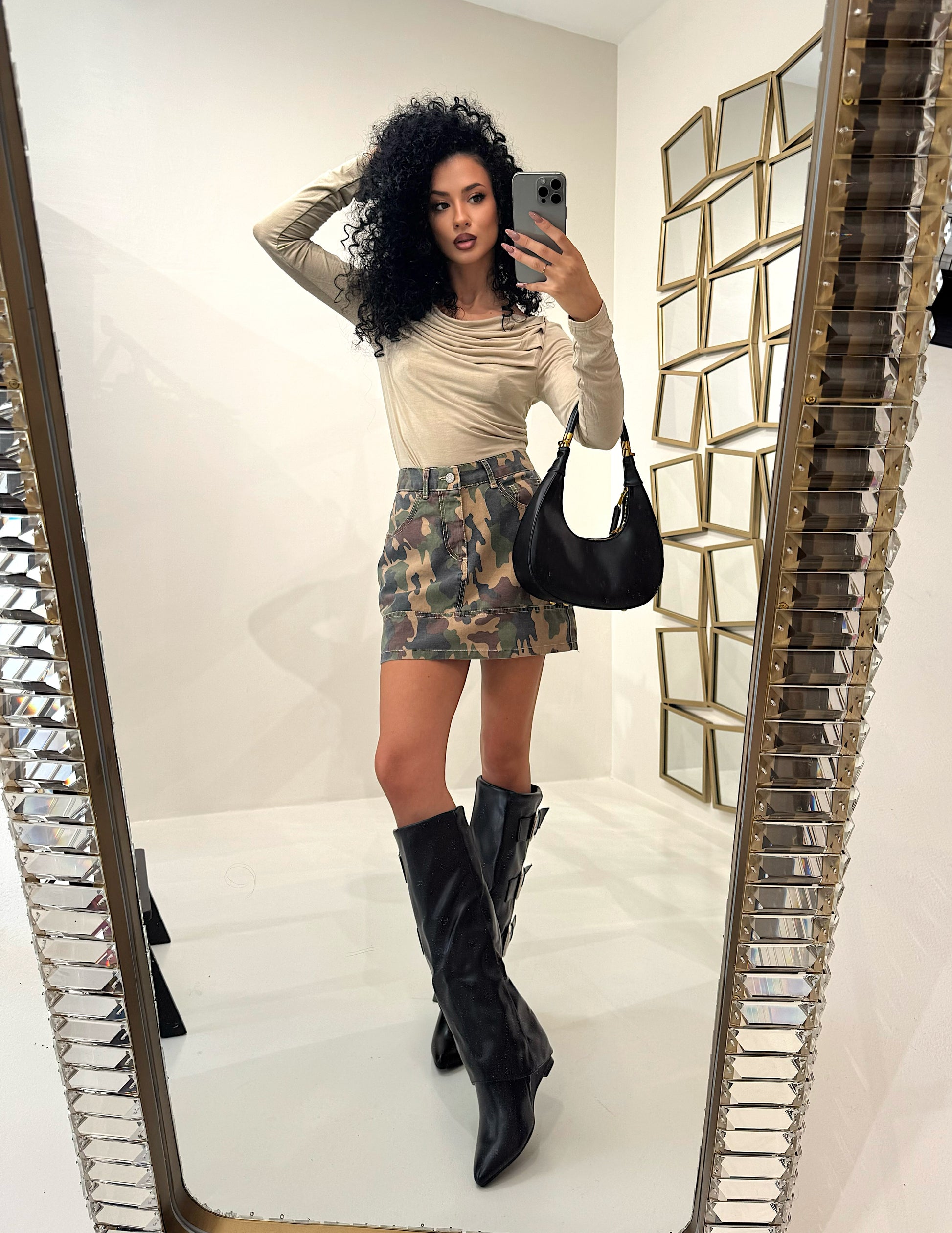 Gonna Mimetica - R.a. Boutique