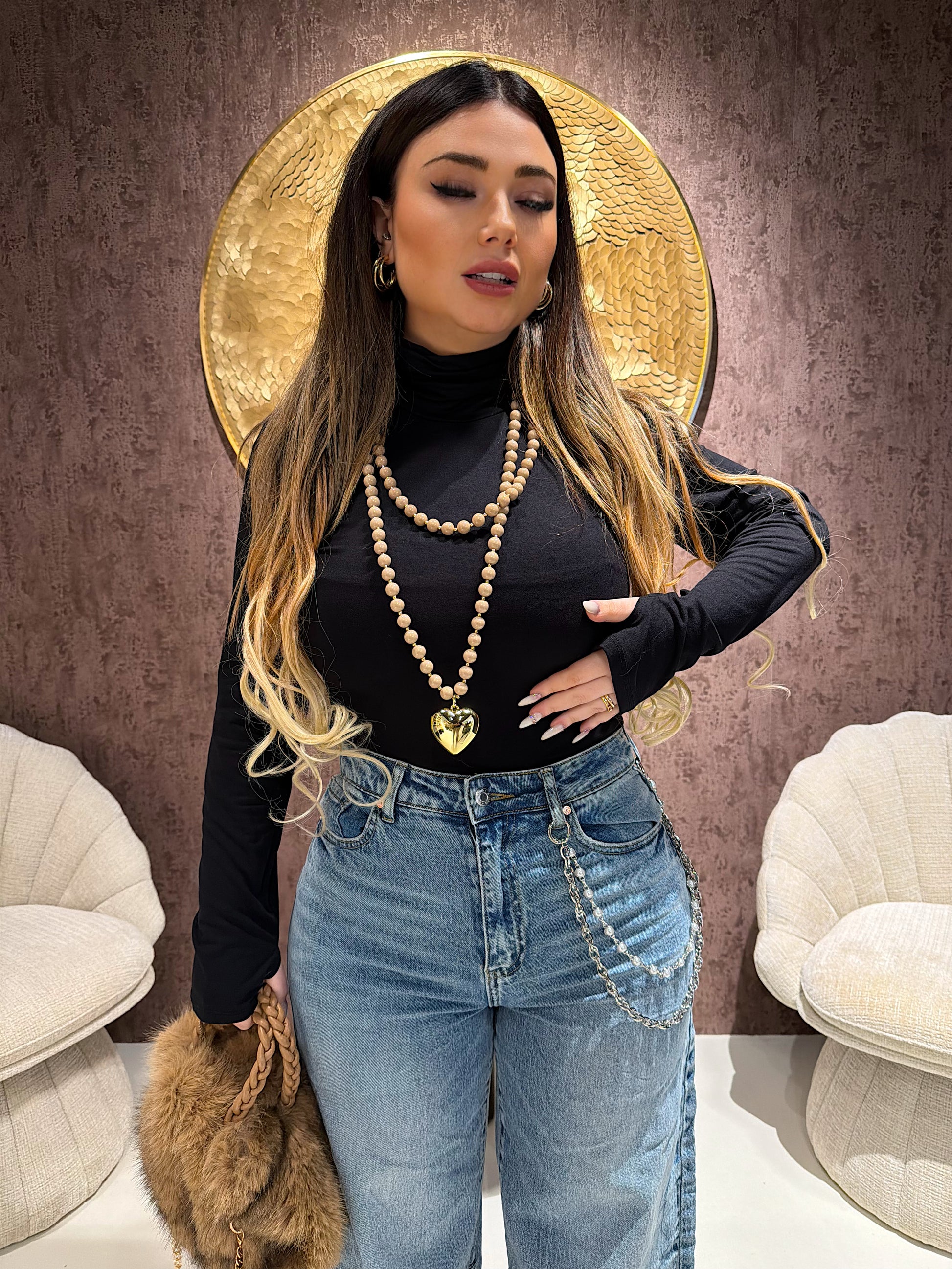 Maglia Essential icon con foro - R.a. Boutique