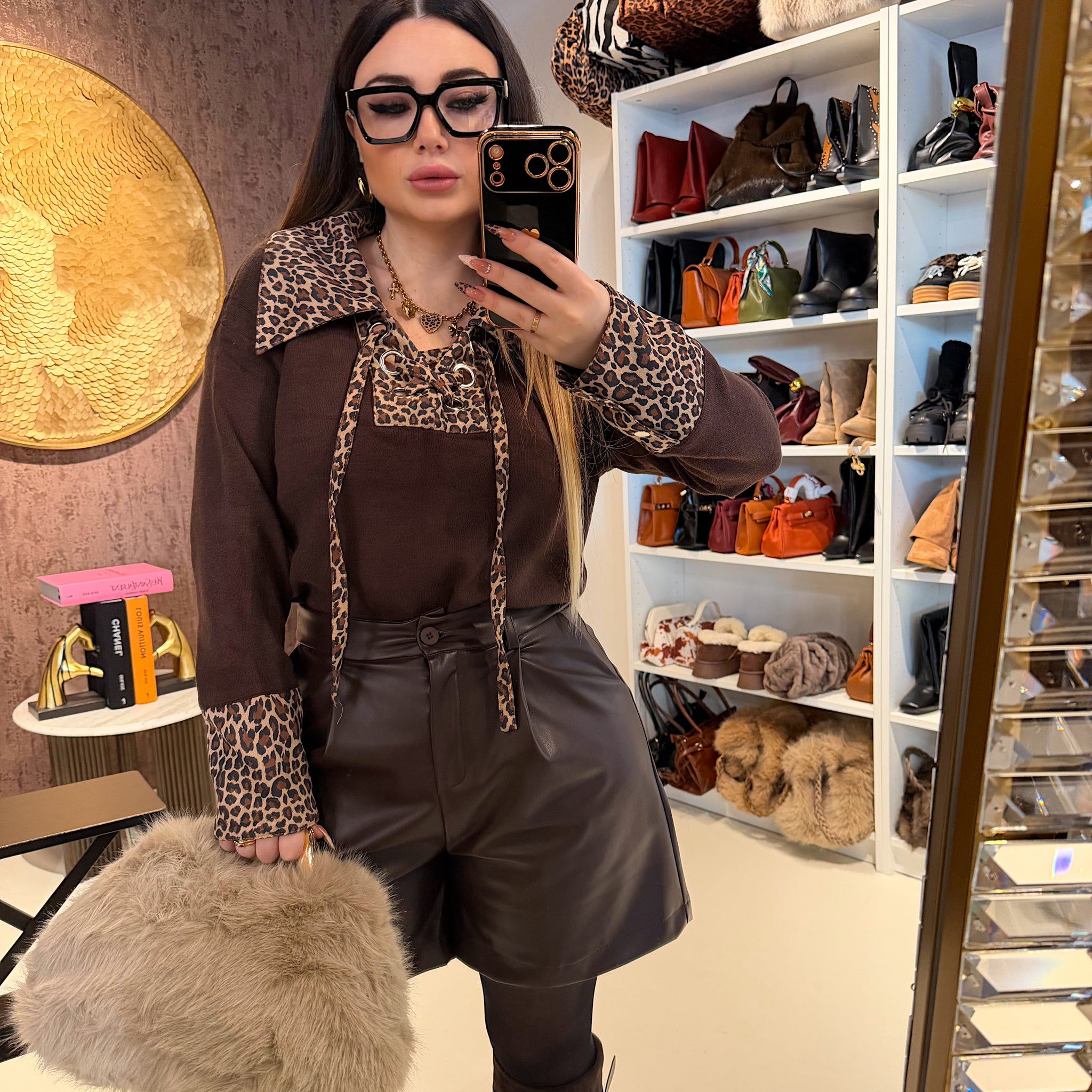 Felpa Wild Mood animalier - R.a. Boutique