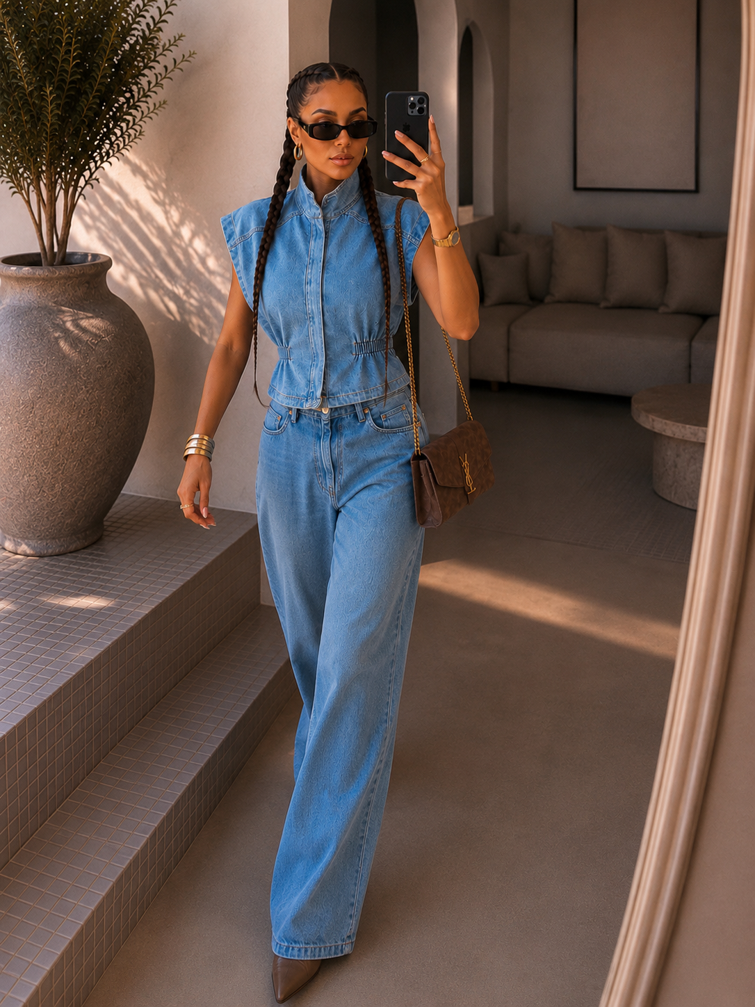 Completo Denim Urban Chic - R.a. Boutique