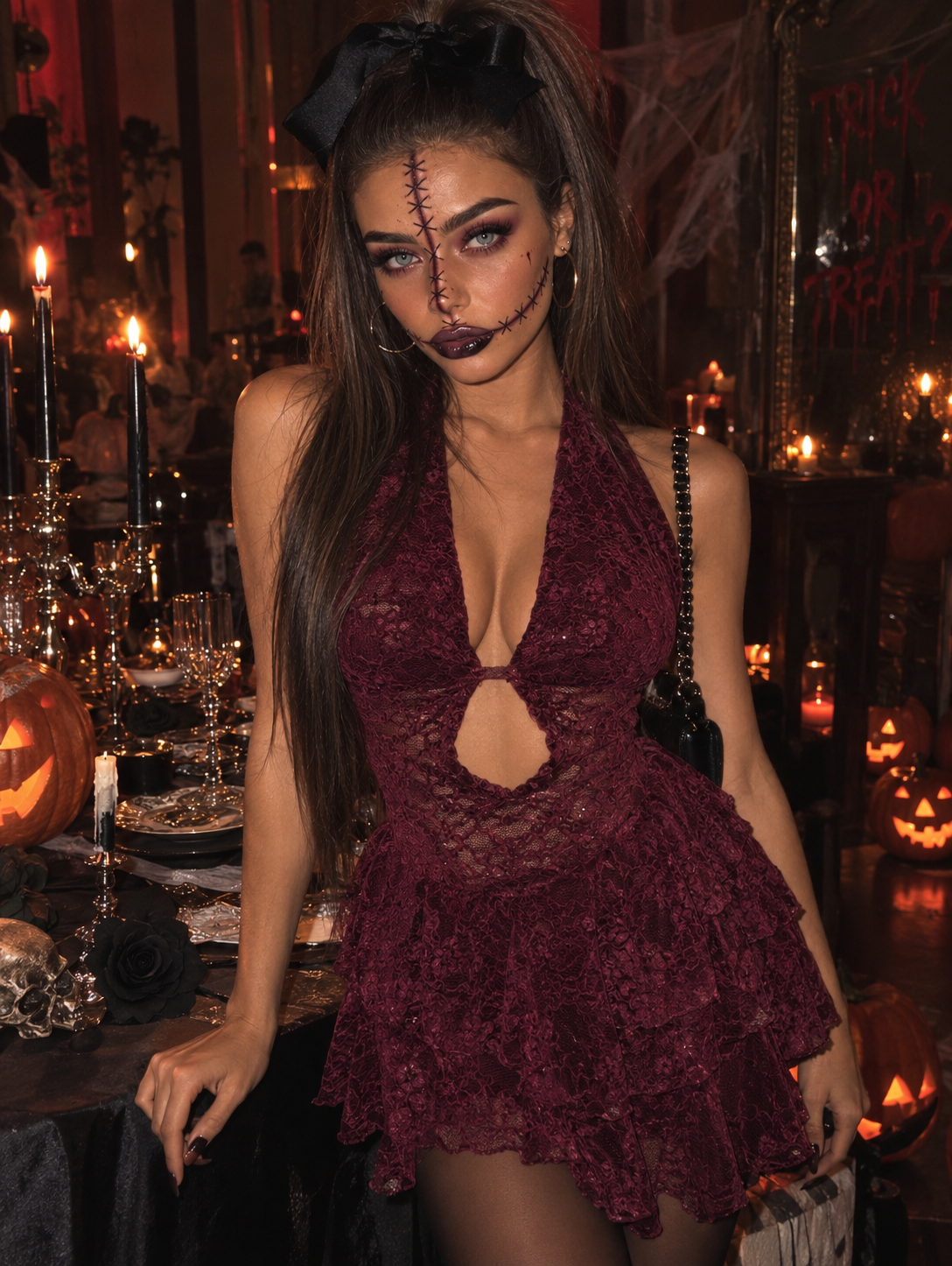 VOODOO DOLL - Abito Dream Lace Venere Autumn - R.a. Boutique