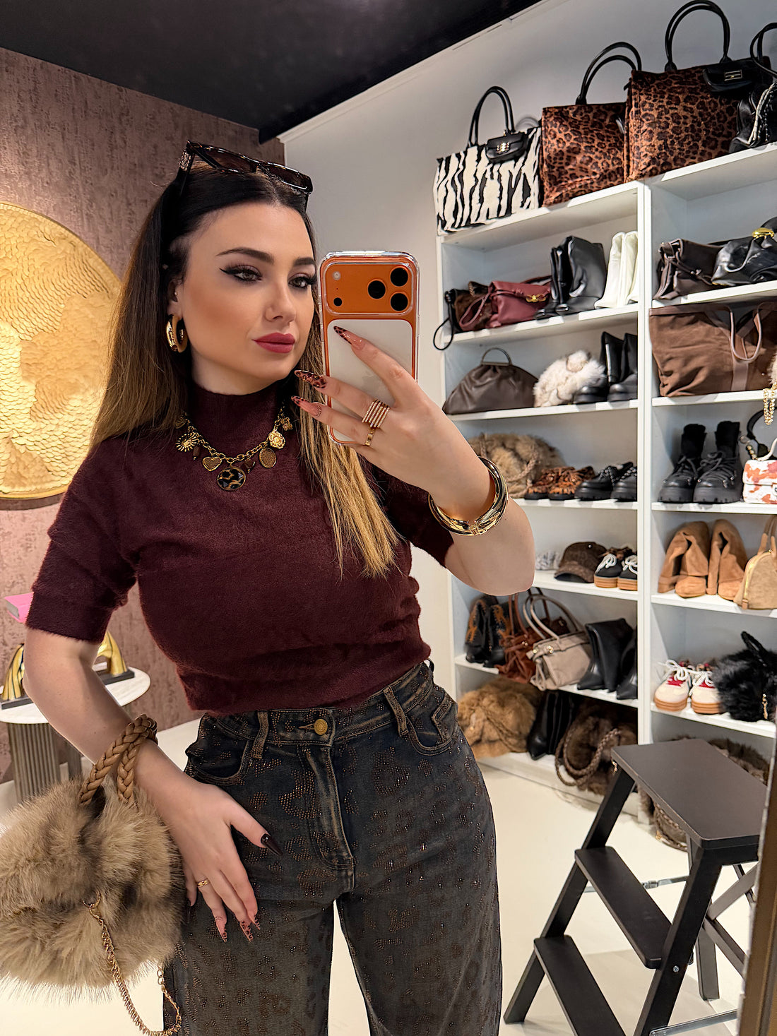 Maglioncino a collo alto - R.a. Boutique