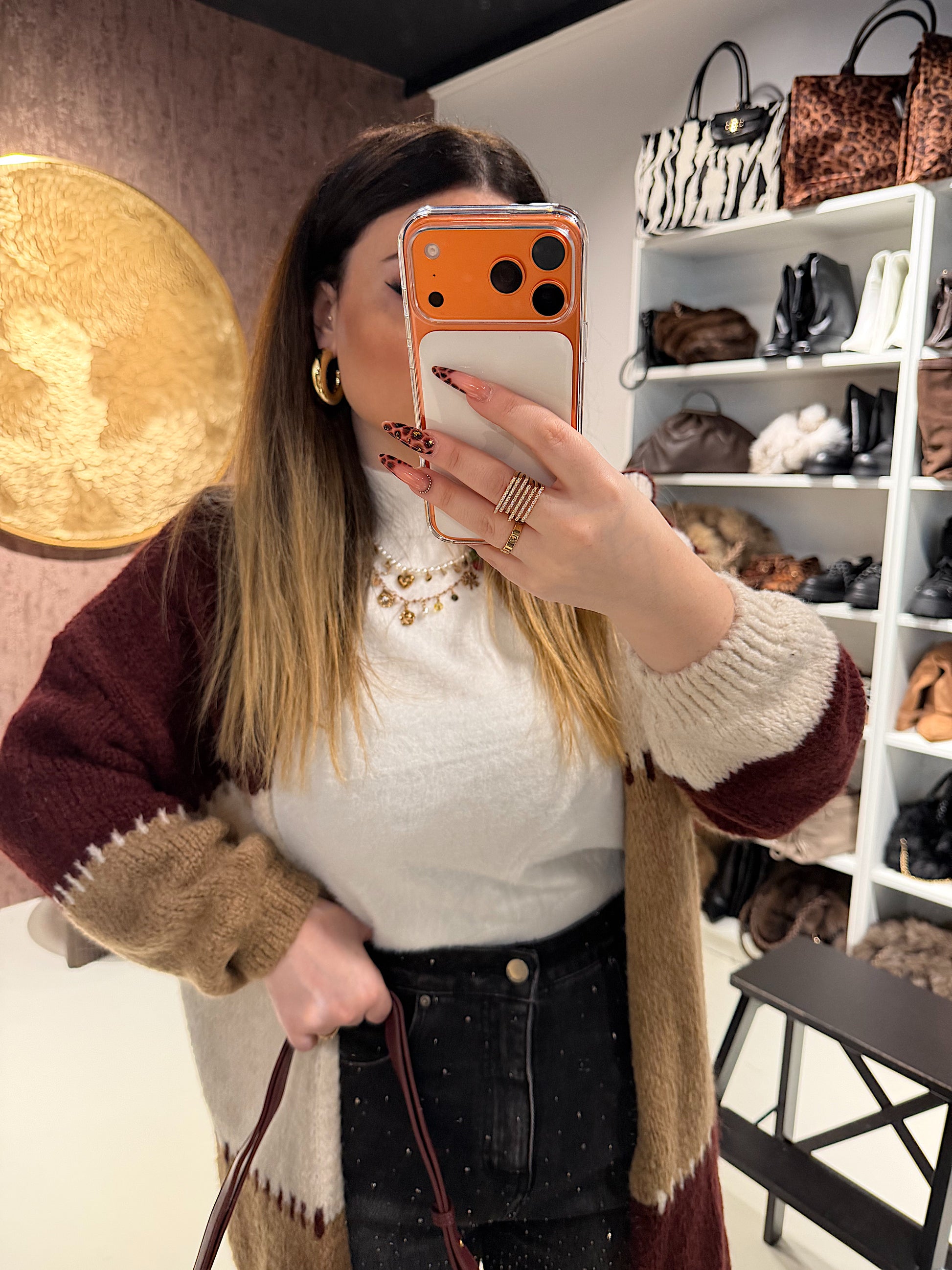 Maglioncino a collo alto - R.a. Boutique