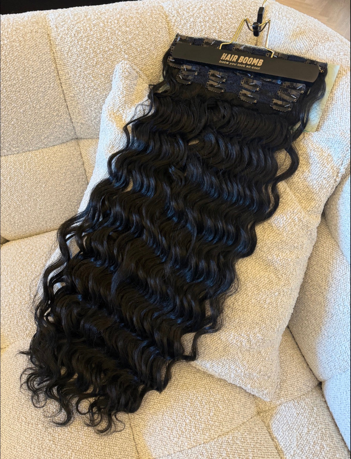 7 fasce onde morbide con clip vari colori - R.a. Boutique