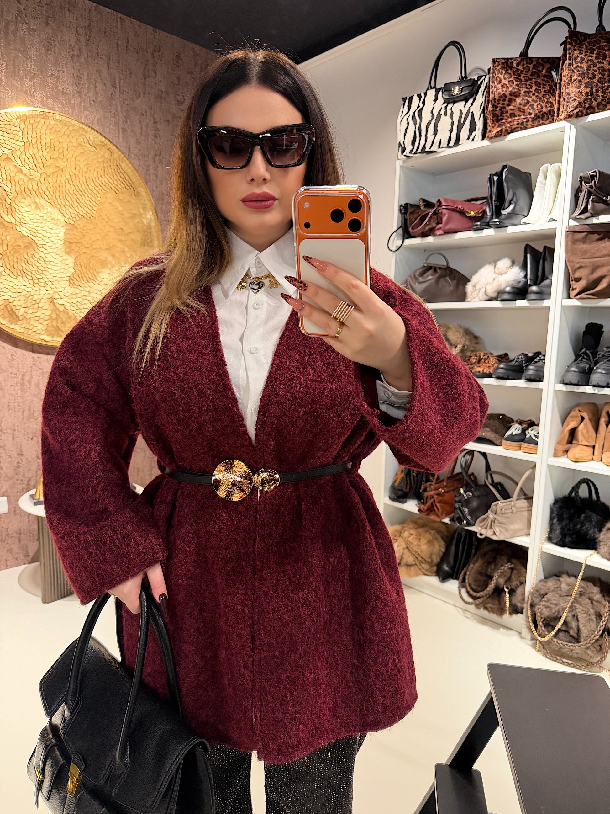 Cardigan Morbido Effetto Pelliccia - R.a. Boutique