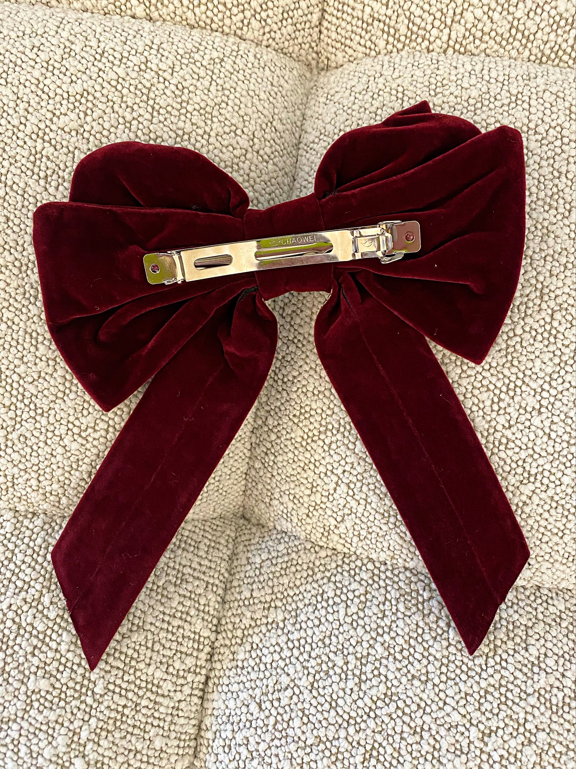 Fiocco per capelli con perla e strass - R.a. Boutique 