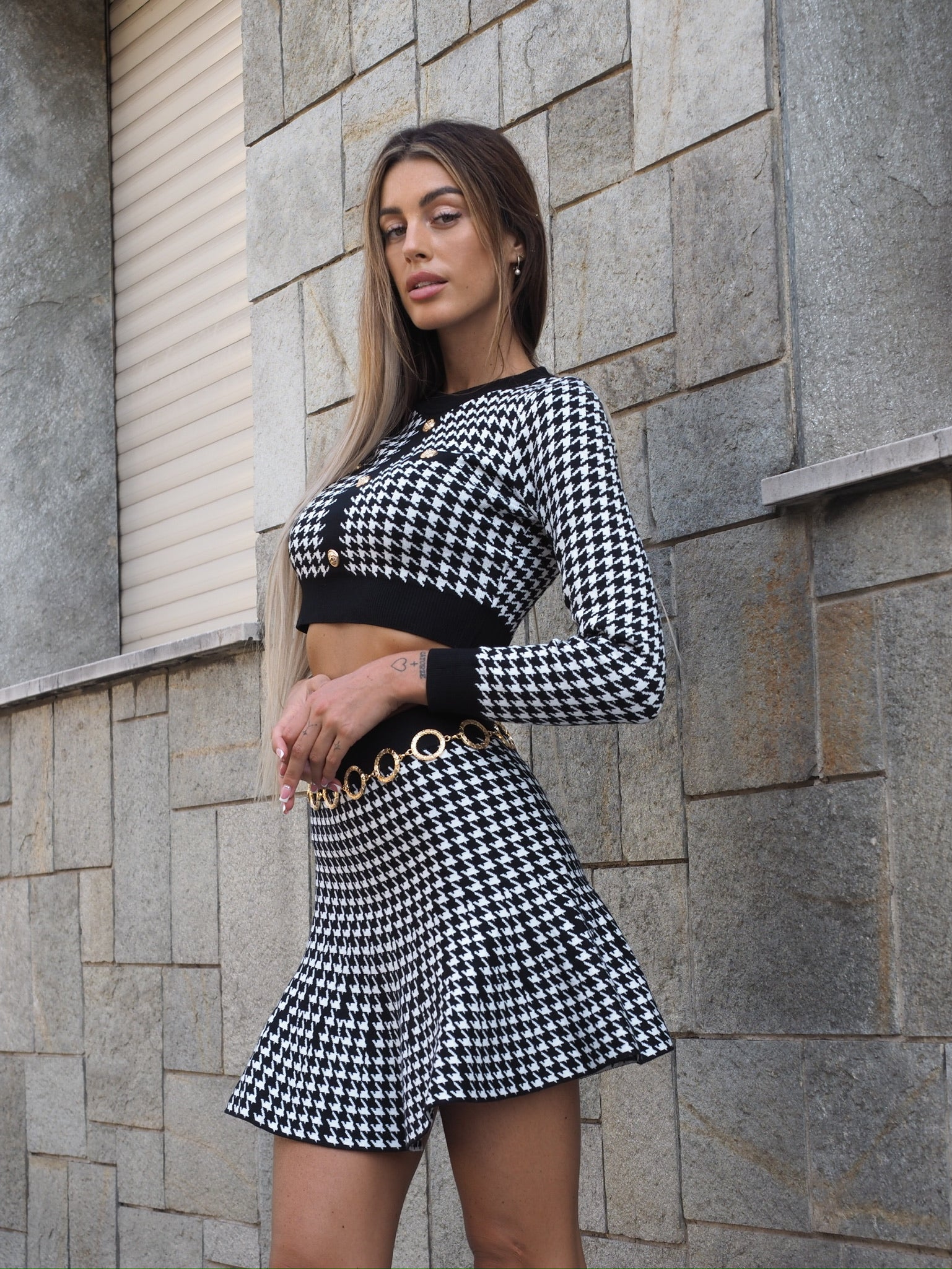 Completo pied de poule - R.a. Boutique 