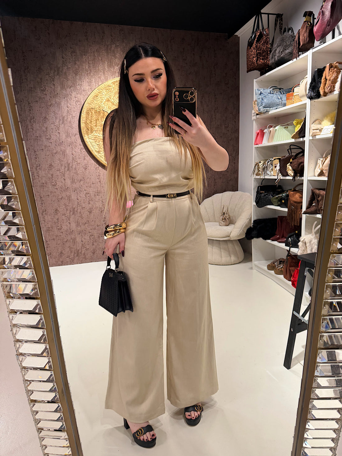 Tuta con cintura in vita senza coppe - R.a. Boutique