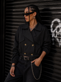 Trench con elastico - R.a. Boutique
