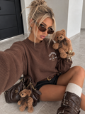 Maglioncino California Teddy Marrone - R.a. Boutique