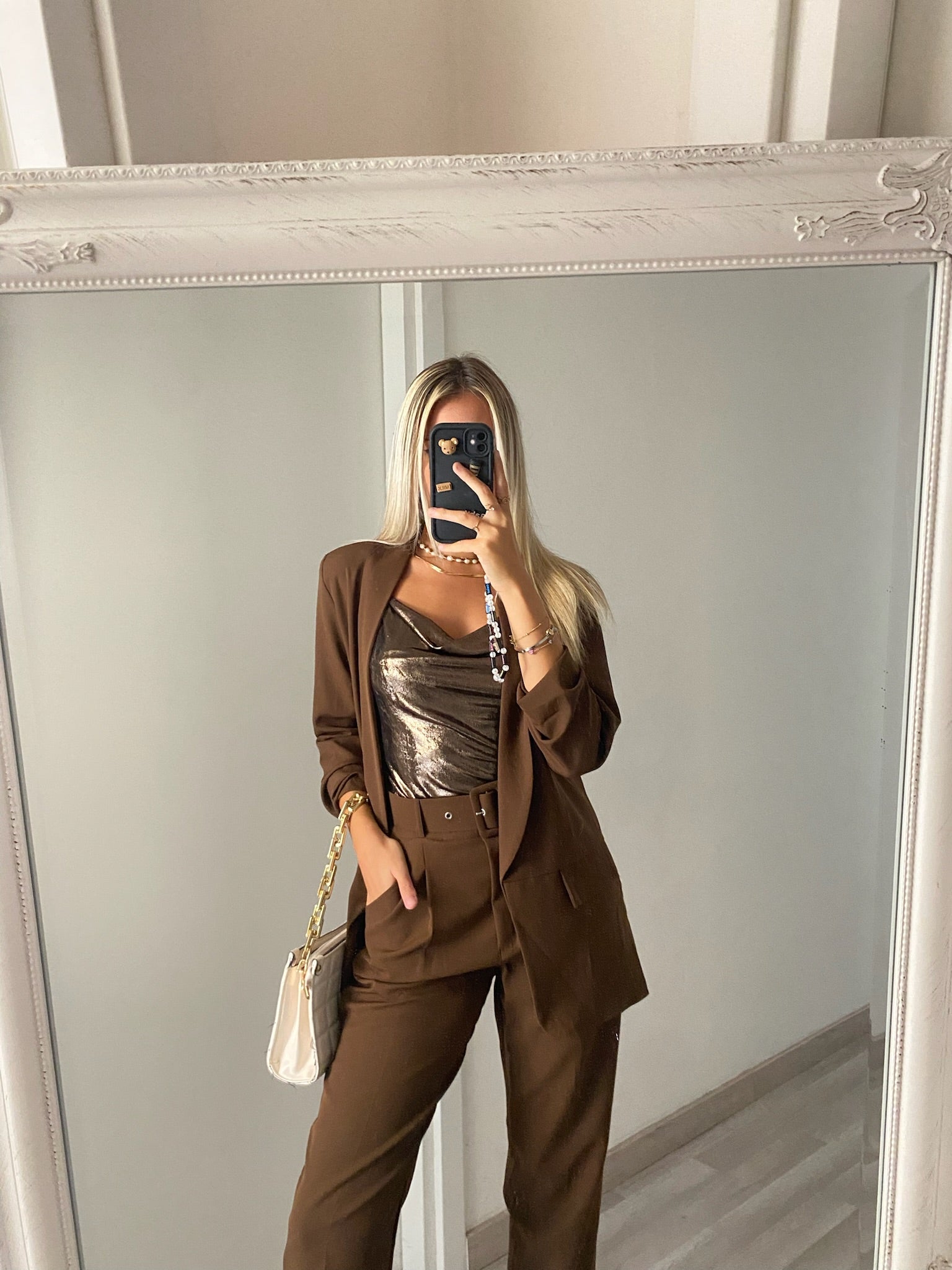 Completo giacca e pantalone choco - R.a. Boutique 