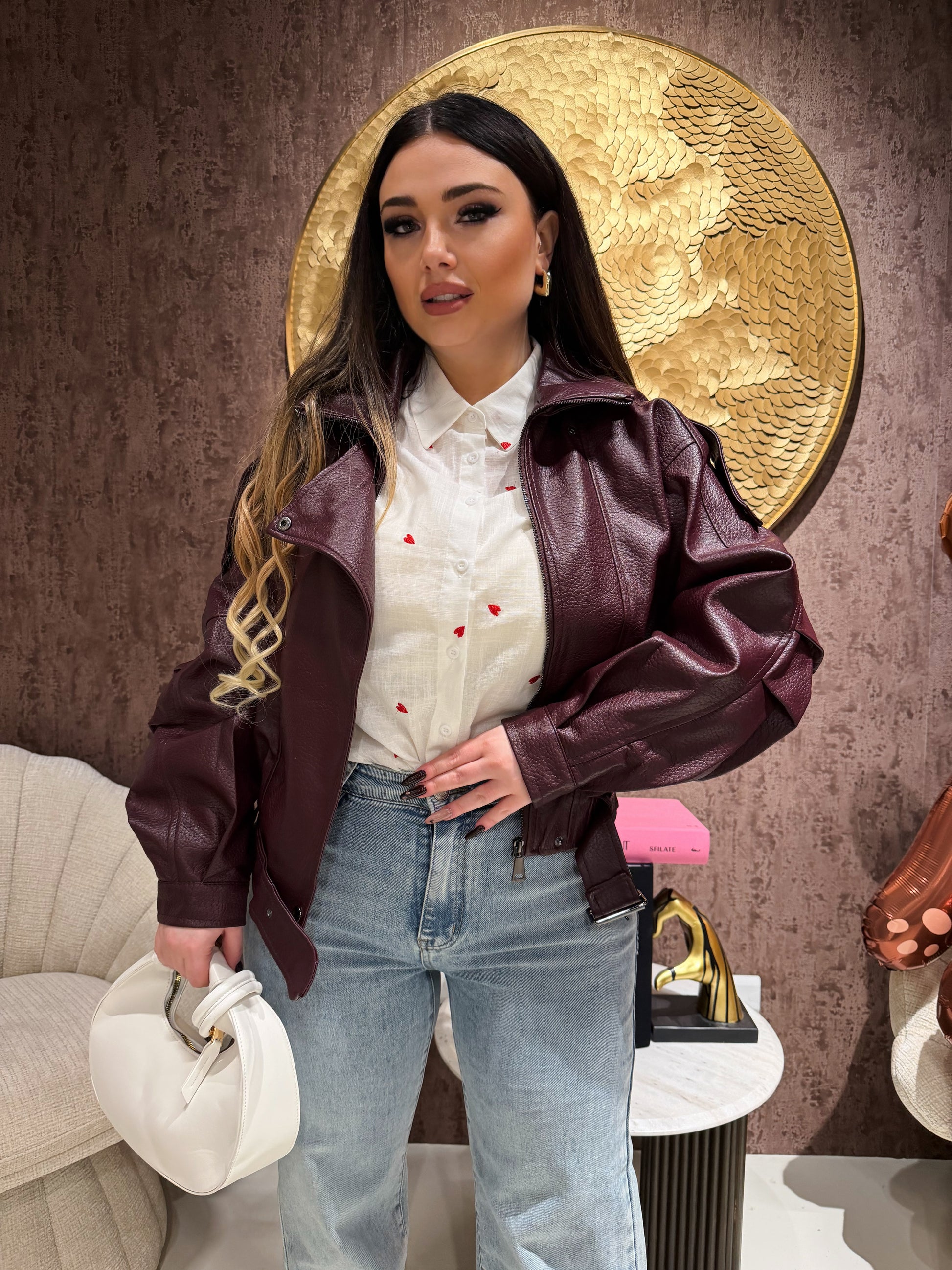 Camicia Valentin Cuoricini Ricamati - R.a. Boutique